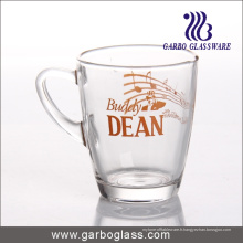 Tasse / tasse en verre décalé, tasse / tasse en verre imprimé, impression en verre Tasse (GB094211-2-QT-111)